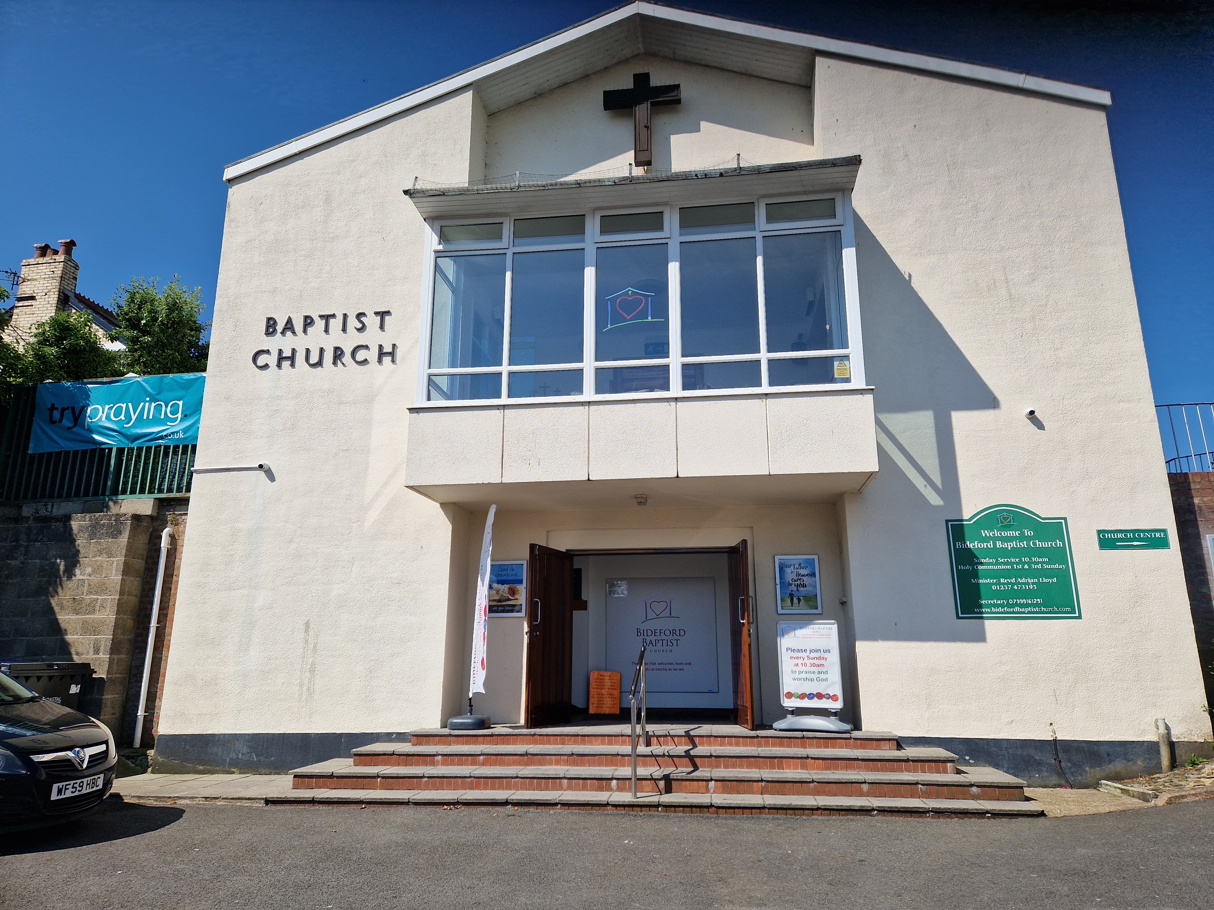 The red brick chapel on Mill Street, Bideford